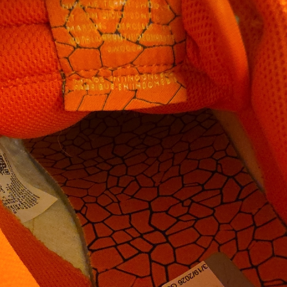 Nike SIZE 12 M size 14.5 W Nike Dunk Low Cracked Orange DS NEW FN7773-001 - Picture 8 of 8